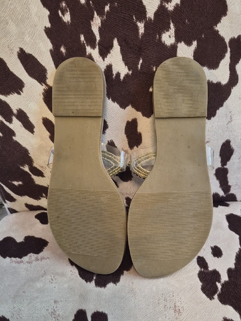 Blue Evil Eye Rhinestone Tan Sandals🧿🧿🧿 - Picture 4 of 4